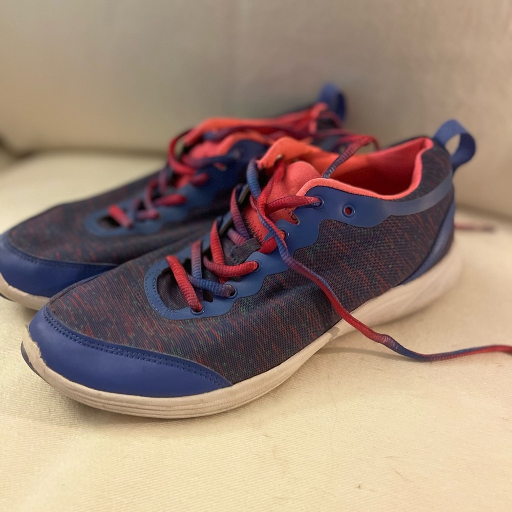 Vionic Women's Agile Fyn Sneaker 3.2 Size 7.5 Pink and Blue Athleisure Orthotic